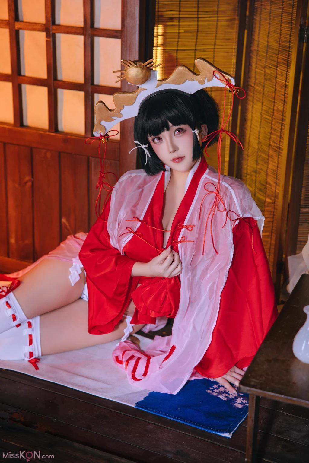 Coser@日奈娇: 辉夜巫女 (130 photos )(4)