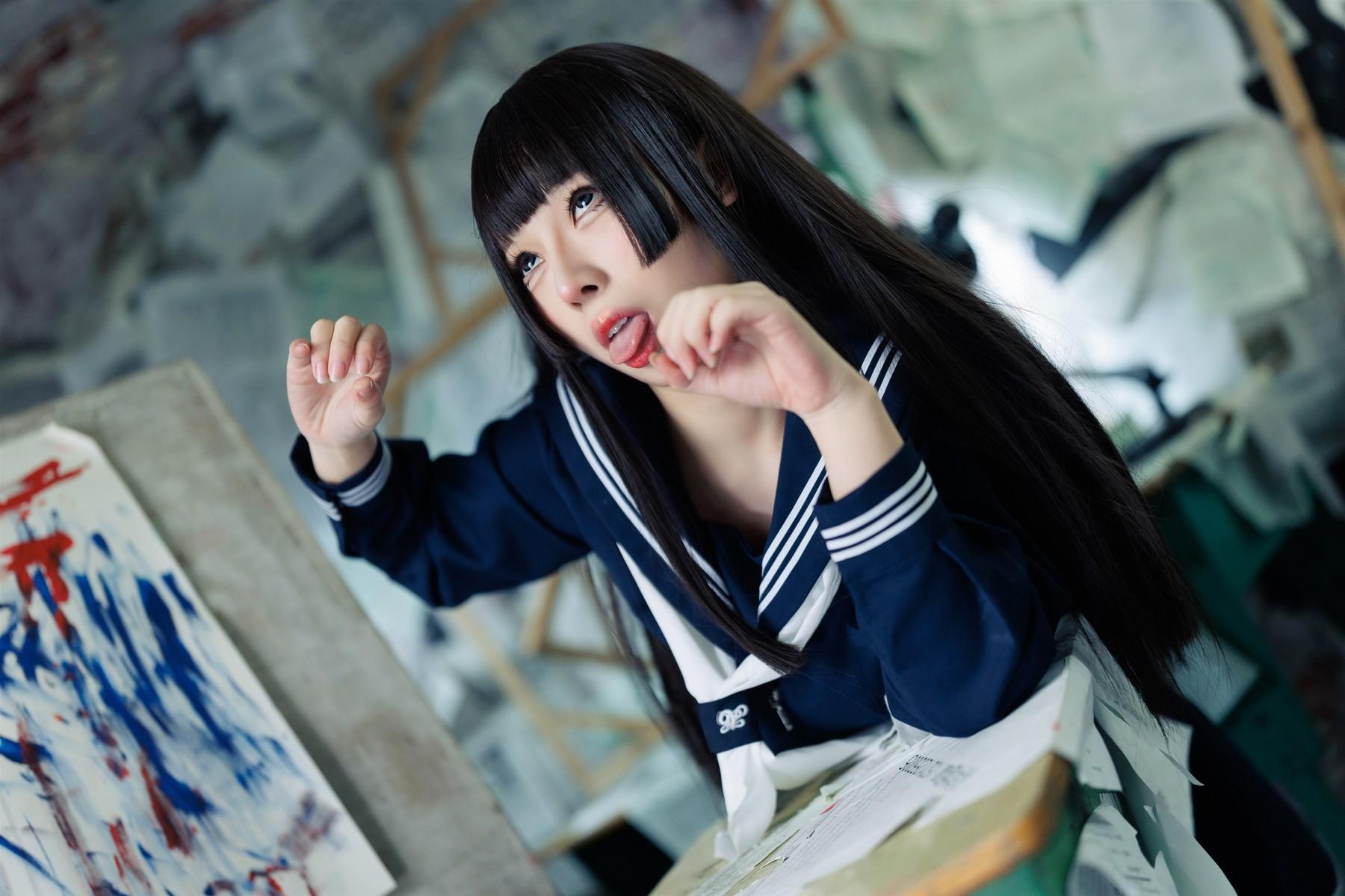 Cosplay 胡桃猫Kurumineko 反差学妹 Set.02(15)