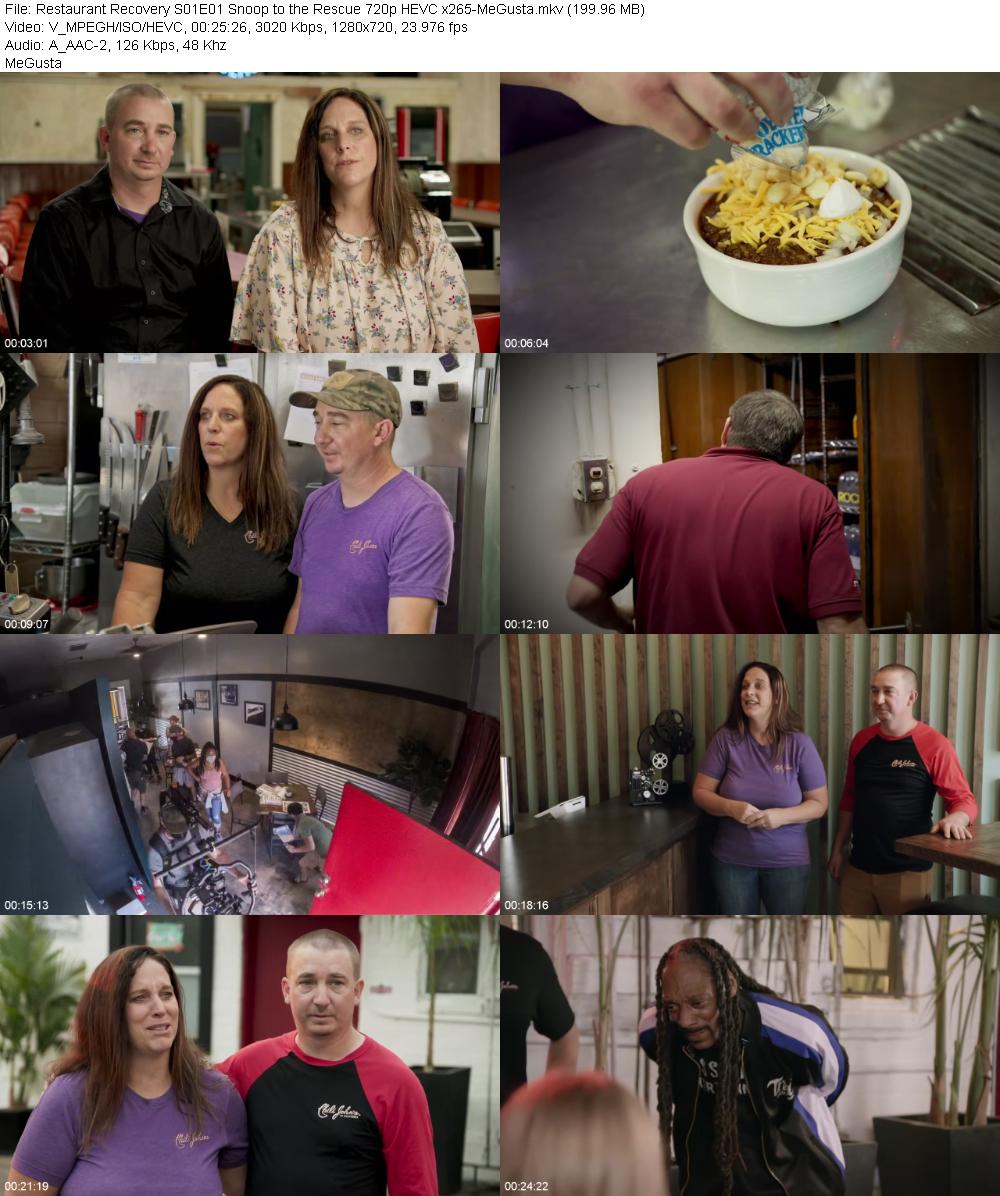 Restaurant Recovery S01E01 Snoop to the Rescue 720p HEVC x265