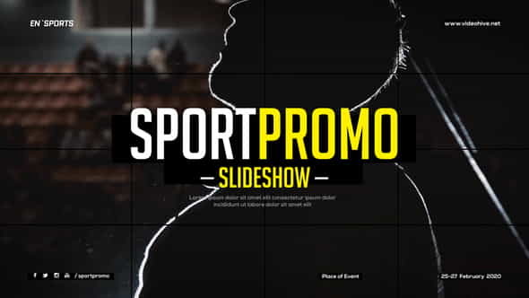 Sport Promo SlideshowFitness Event OpenerGrid - VideoHive 25025282