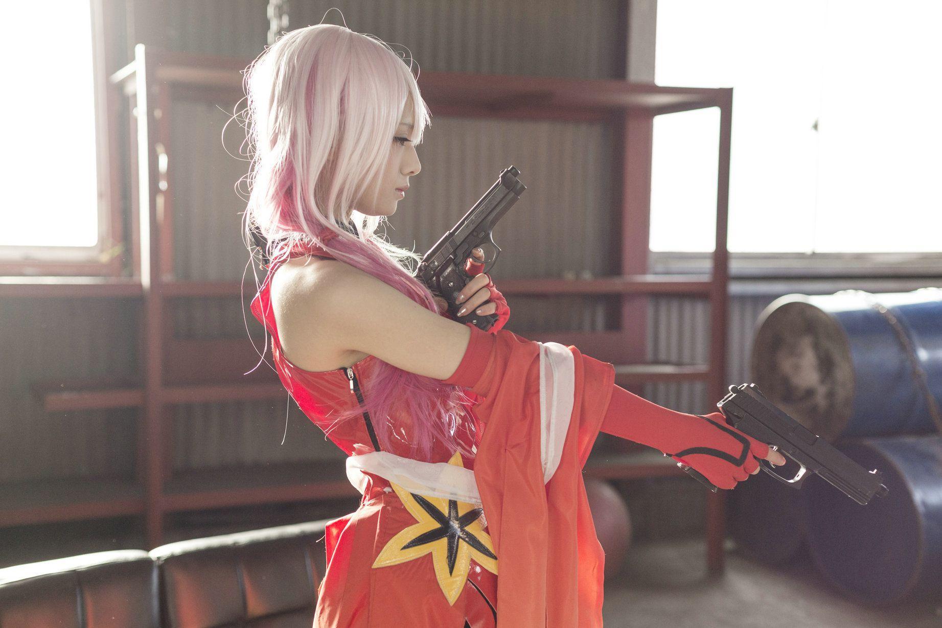 うさ吉 《Guilty Crown》Yuzuriha Inori [Flameworks] 写真集(98)