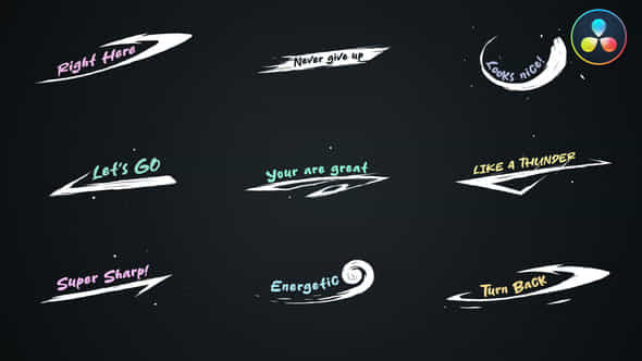 Brush Scribble titles - VideoHive 47471849