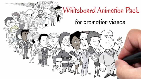 Whiteboard Animation Pack For Promotion - VideoHive 8274524