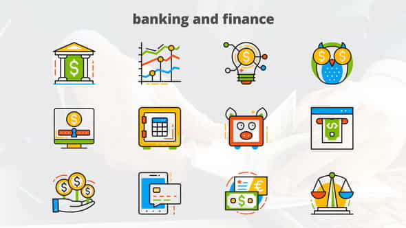 Banking and Finance - Flat - VideoHive 24429537