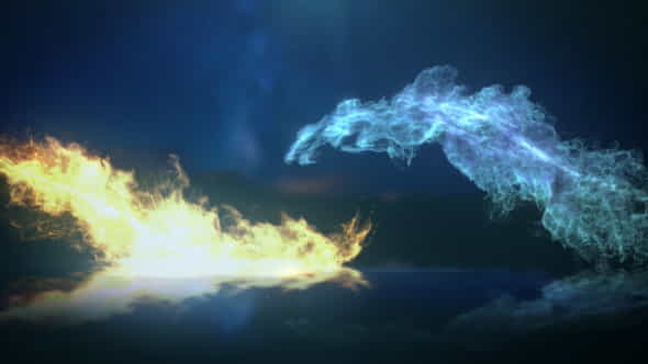 Ice And Fire Logo - VideoHive 19847721