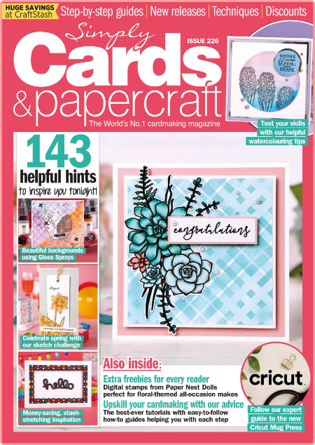 Simply Cards & Papercraft – Issue 226 – January 2022