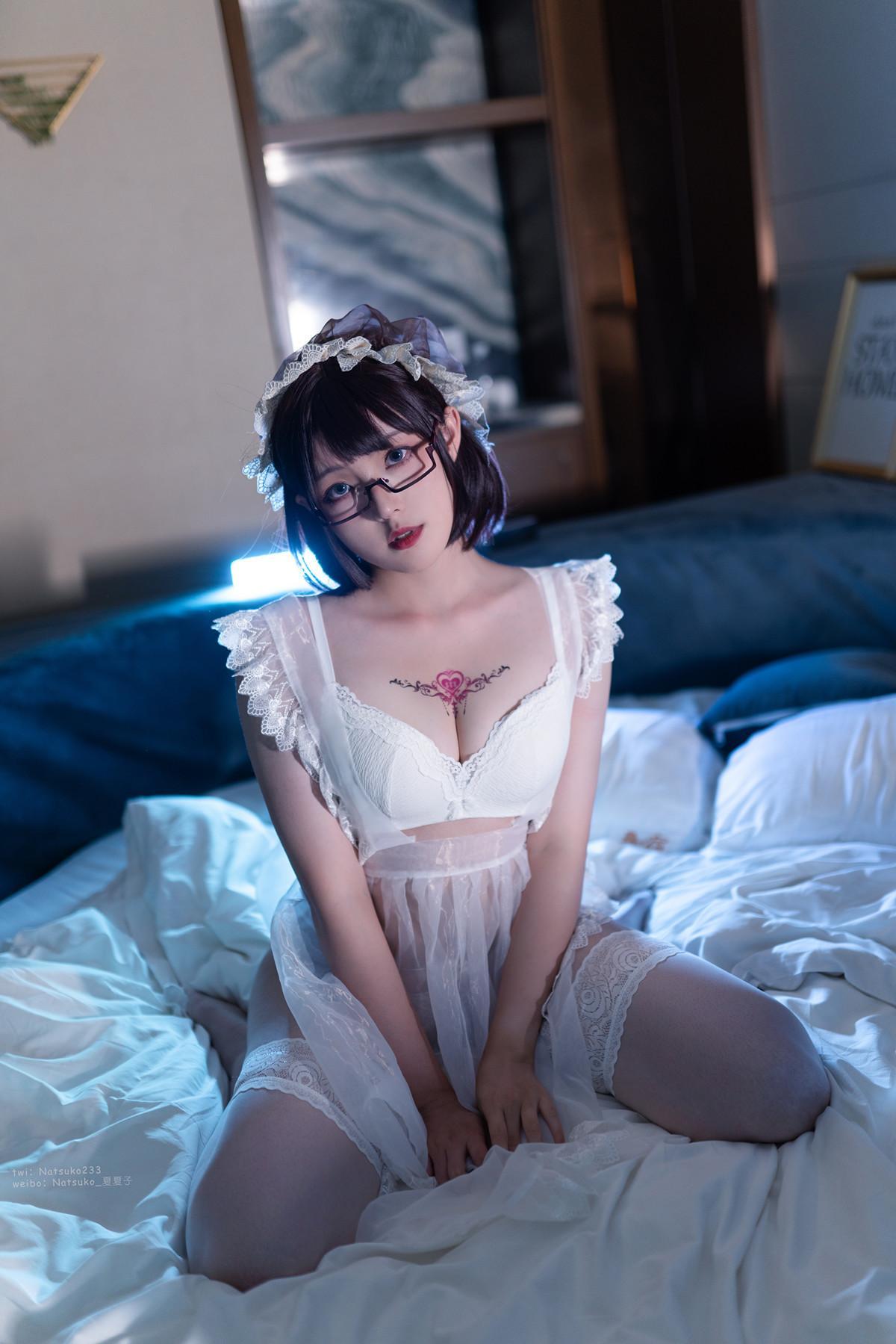 Cosplay Natsuko夏夏子 透明女仆 Transparent Maid(67)