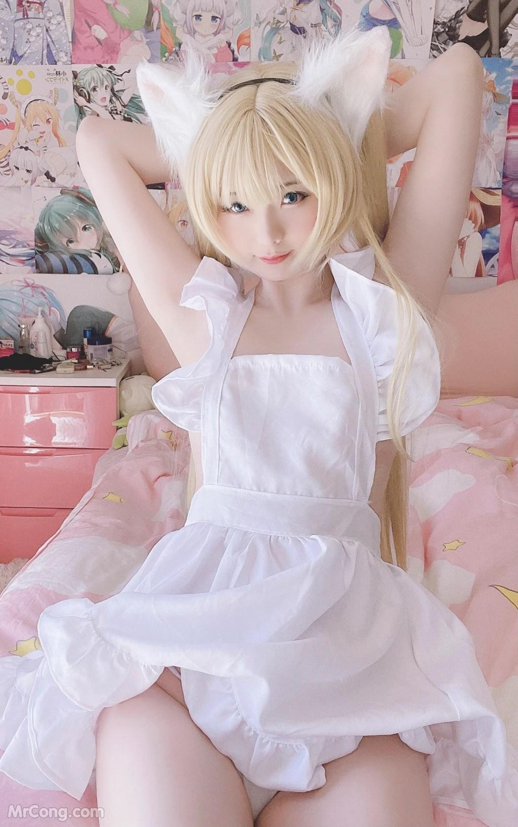 Coser@习呆呆: 猫耳女仆 Necomimi Maid Servant (50 photos)(6)