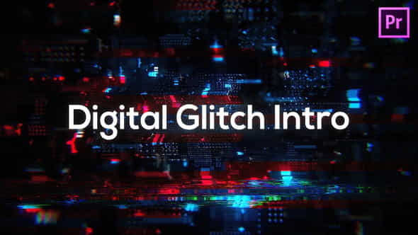 Glitch Technology Intro for Premiere - VideoHive 33282698