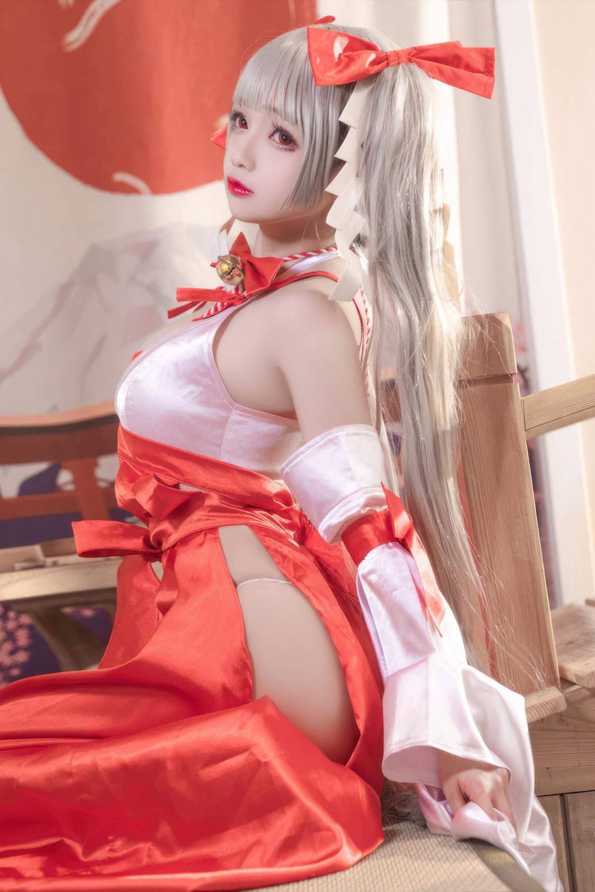 Cosplay Rinaijiao日奈娇 碧蓝航线 可畏巫女(14)