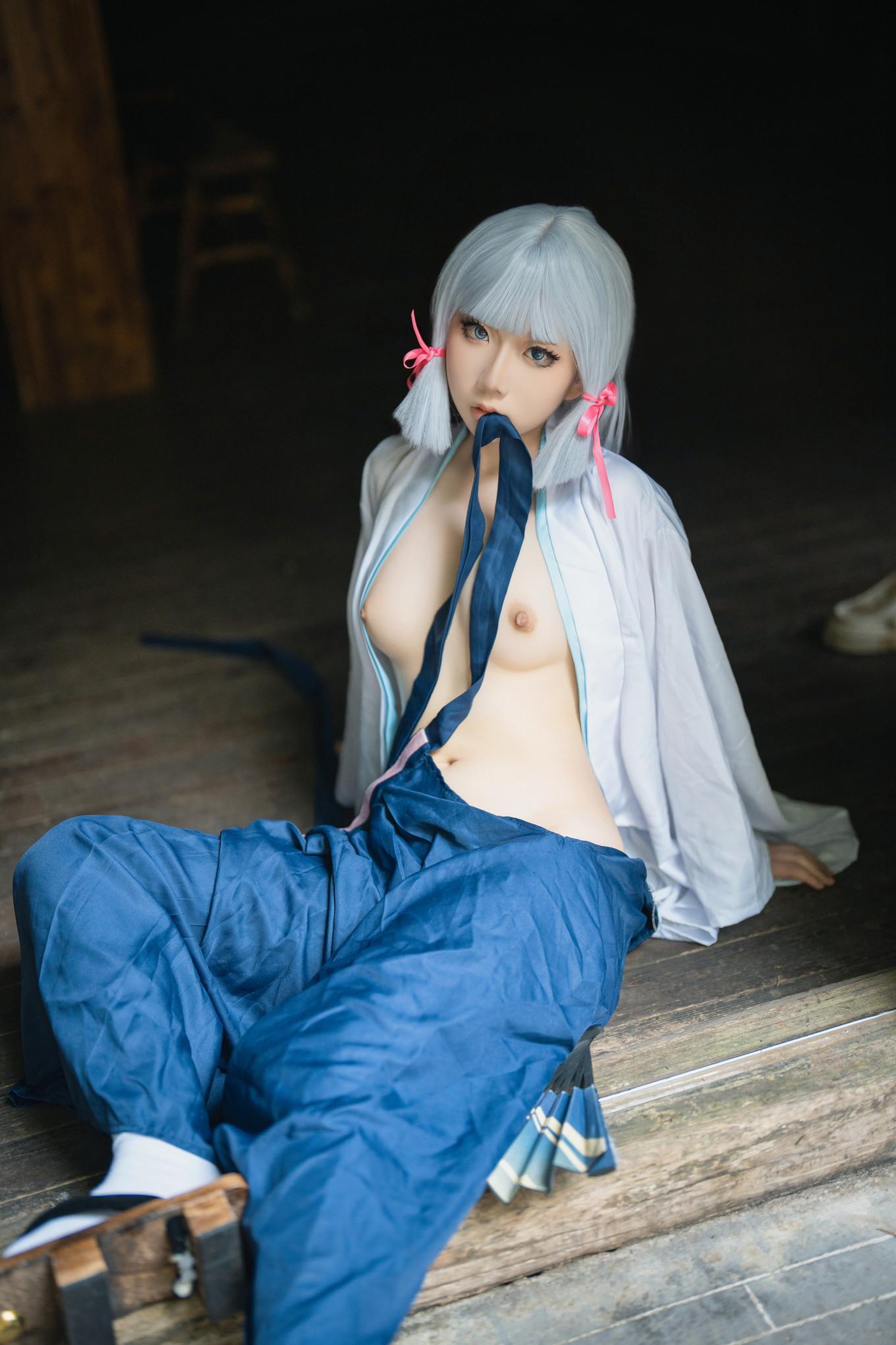 Coser 北川瑶, 写真集 绫华 神里綾華 Ayaka Kamisato Set.01(7)