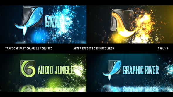 Glowing Particals Logo Reveal 32 - VideoHive 24003431