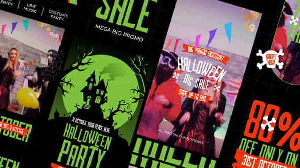 Halloween Promo Instagram Stories - VideoHive 48264024