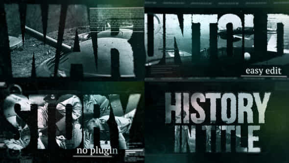 History in Title - VideoHive 41879344