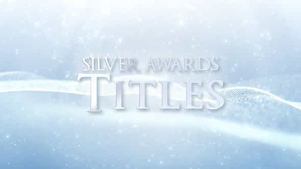 Silver Awards Titles - VideoHive 52564621