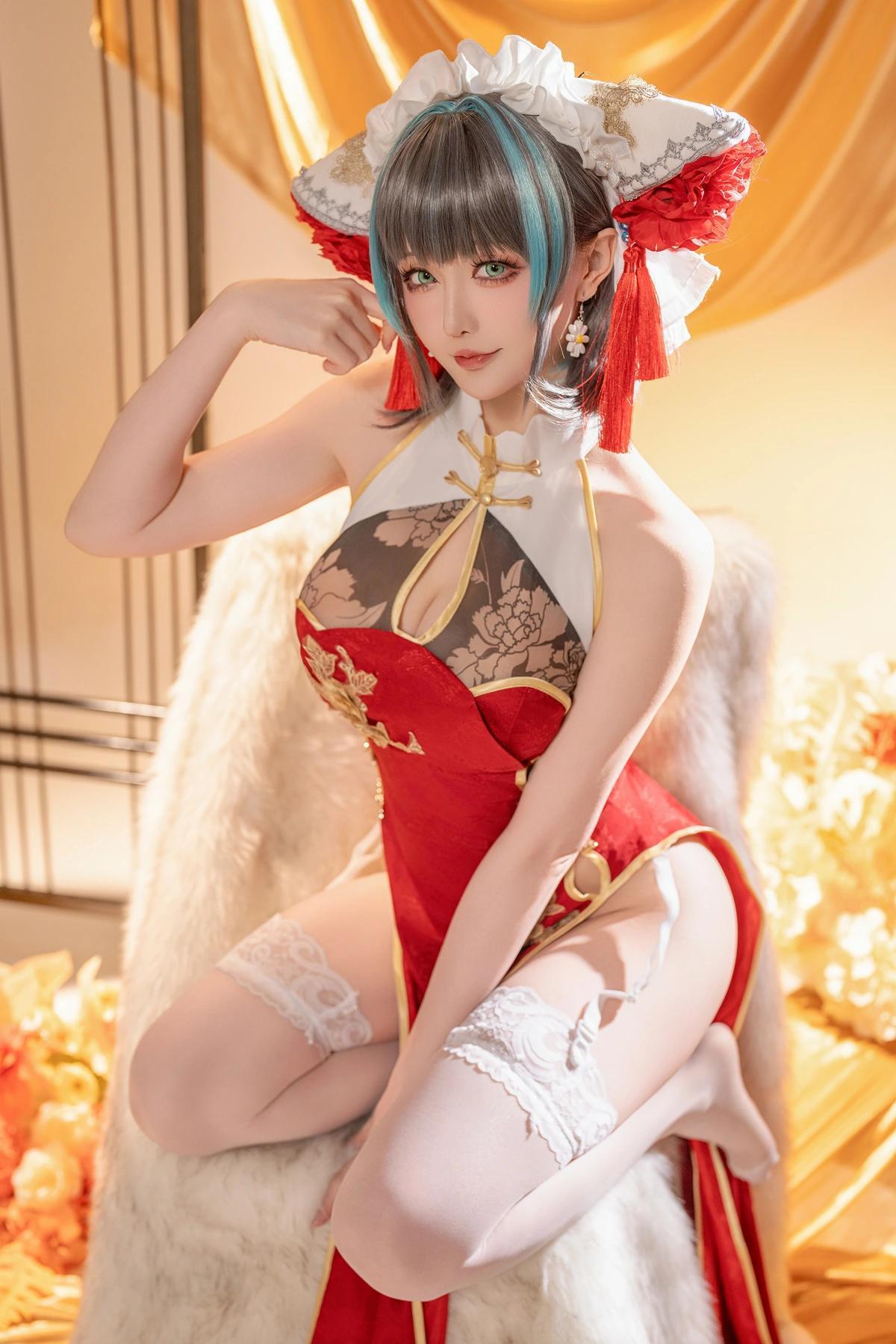 Cosplay 星之迟迟Hoshilily – 碧蓝航线柴郡(14)