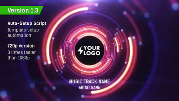 Audio React Tunnel Music Visualizer - VideoHive 11934574