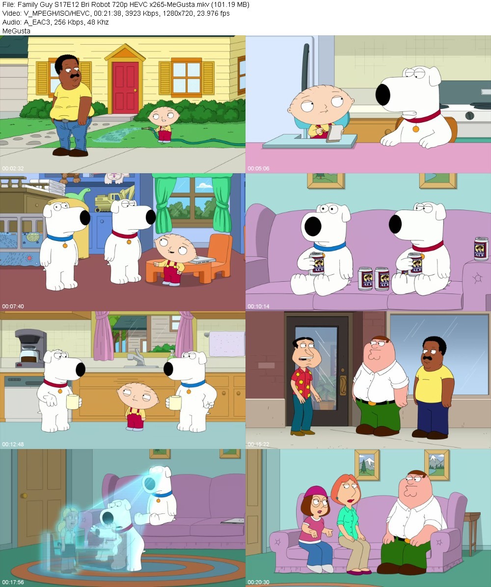 Family Guy S17E12 Bri Robot 720p HEVC x265-MeGusta