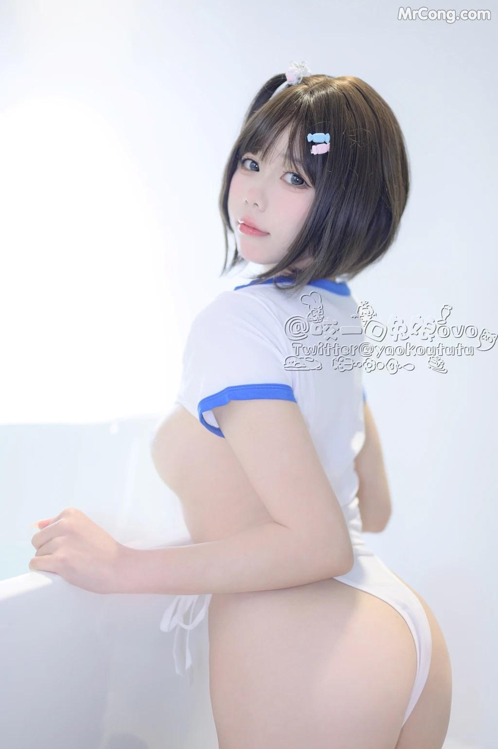 Coser@黏黏团子兔: 纯白欲缸 (57 photos)(20)