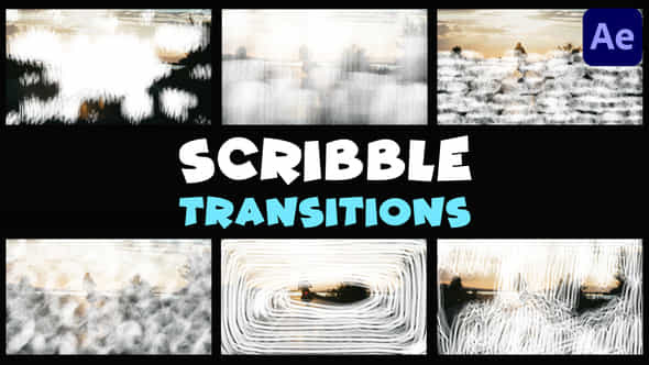 Scribble Transitions After Effects - VideoHive 50446390