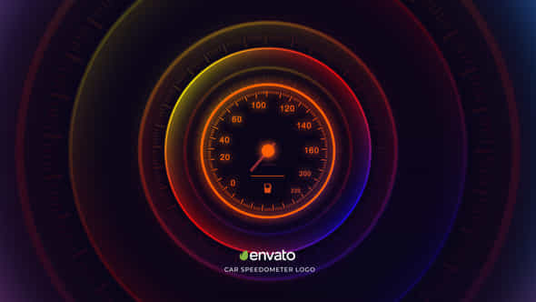 Car Speedometer Logo - VideoHive 44320945