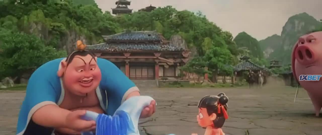 Screenshot of Ne Zha 2 2025 Full Movie Link in Hindi Dubbed CAMRip | MovieLinkBD  movielinkbd.com