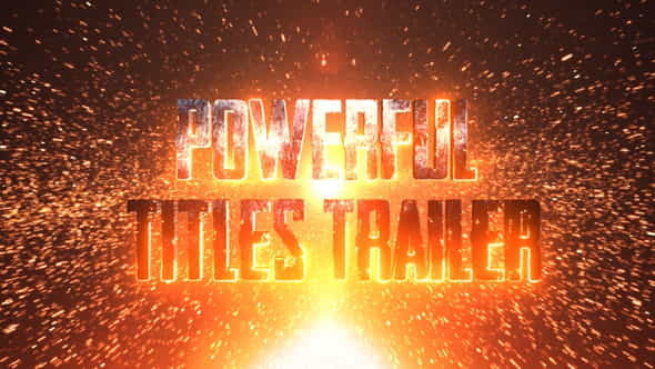 Powerful Title Trailer - VideoHive 26386585