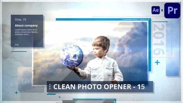 Clean Photo Opener - VideoHive 33829887