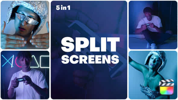 Multiscreen Transitions Split Screen - VideoHive 51816735