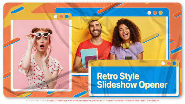 Retro Style Slideshow Opener - VideoHive 49495072