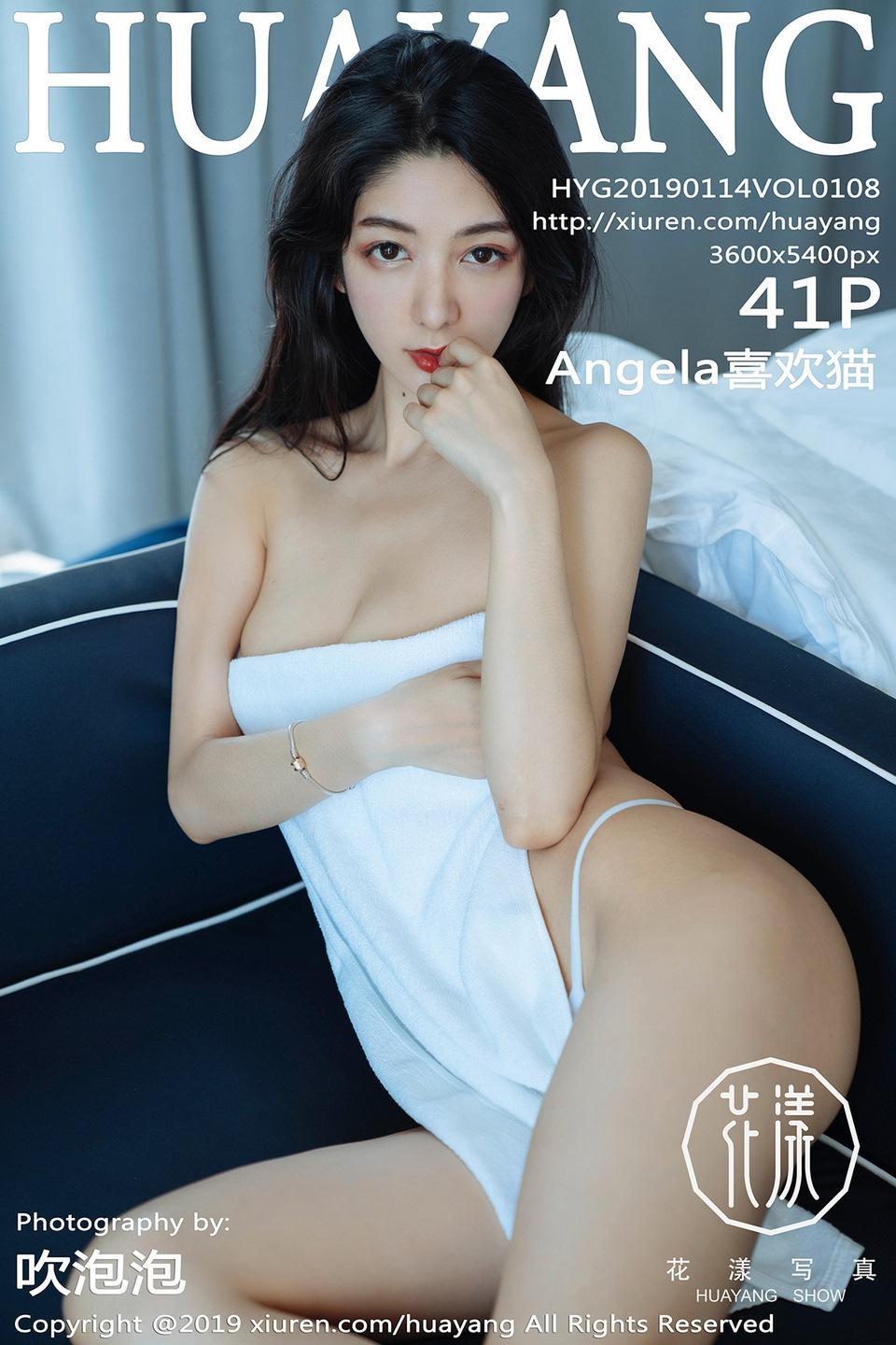 [HuaYang花漾] 2019.01.14 VOL.108 Angela喜欢猫(1)