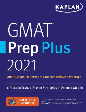 GMAT Prep Plus 2021   6 Practice Tests + Proven Strategies + Online + Mobile