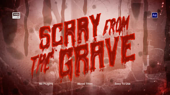 Scary Blood Titles - VideoHive 59266213