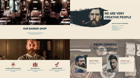 Barber Shop Presentation - VideoHive 17723242