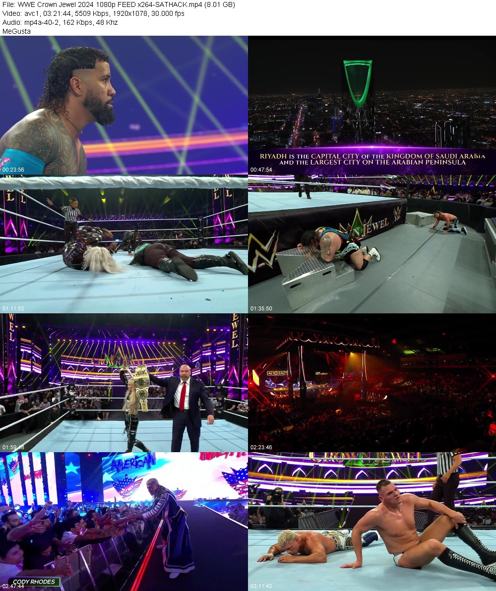 WWE Crown Jewel 2024 1080p FEED x264-SATHACK