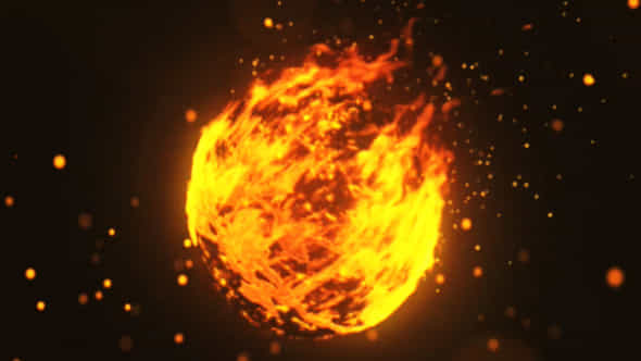Sphere Fire Logo - VideoHive 14277015