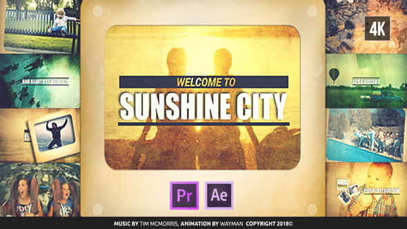 Vintage Slideshow | Sunshine City - VideoHive 23068985