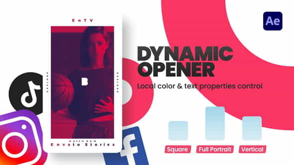 Instagram Dynamic Opener - VideoHive 33580489