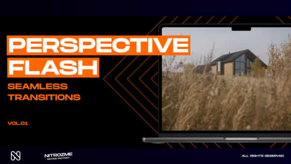 Perspective Flash Transitions - VideoHive 47616993