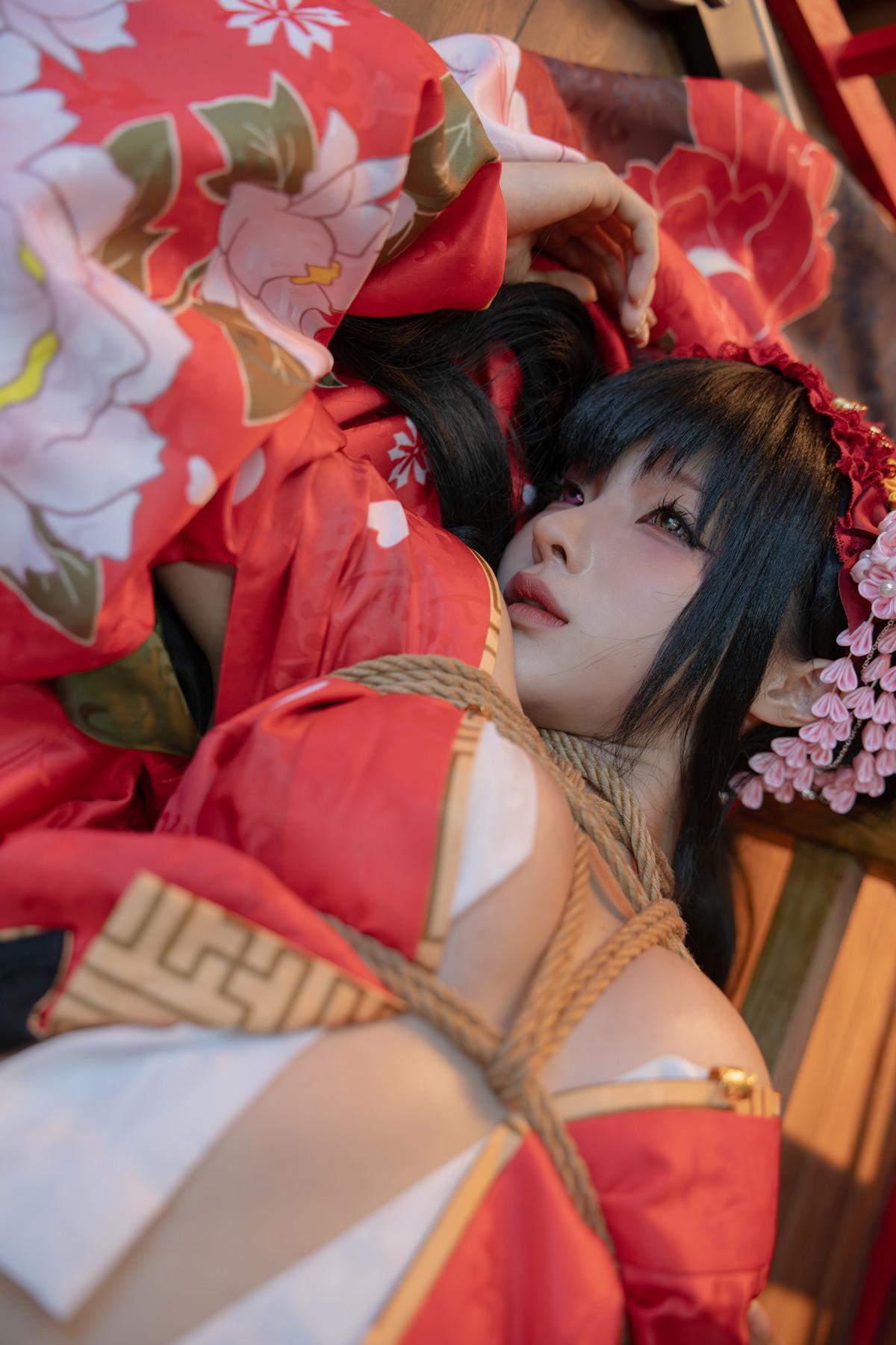 Cosplay 蠢沫沫Chunmomo 狂三和服 Kurumi Set.02(10)