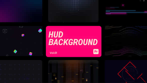 HUD Backgrounds 01 - VideoHive 44887893