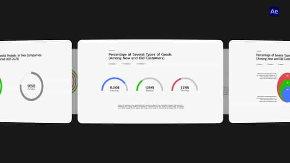 Minimalistic Pie Charts - VideoHive 50127716