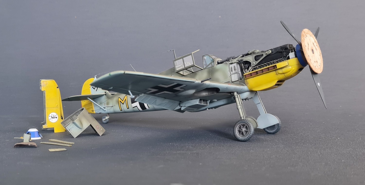 1/32 Bf 109E-4/B, Eduard, DIO - Synchronization gear - Ready
