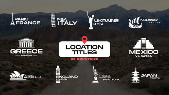 Location Titles Pack Ae - VideoHive 51234103