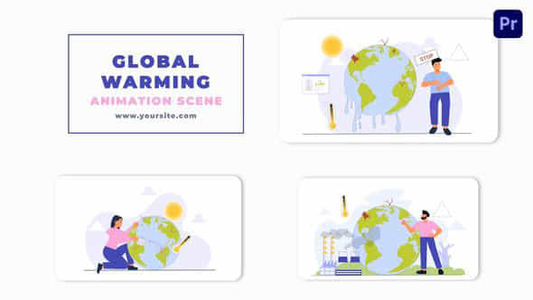 Climate Change Global - VideoHive 47349507