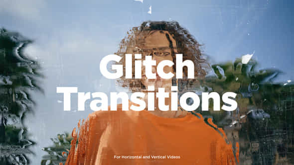 Flash Glitch Transitions Mogrt - VideoHive 52638261