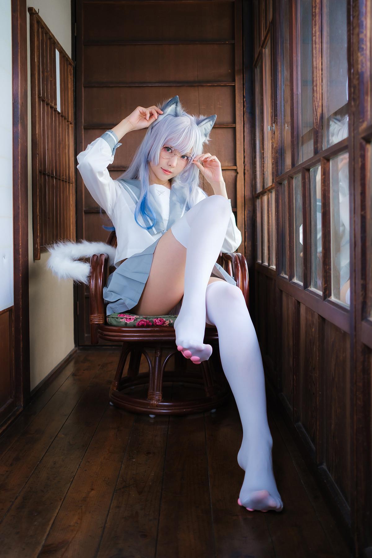 Cosplay ElyEE子 Veranda White Cat緣廊白貓(17)
