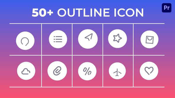 Out Line Icon - VideoHive 44674550