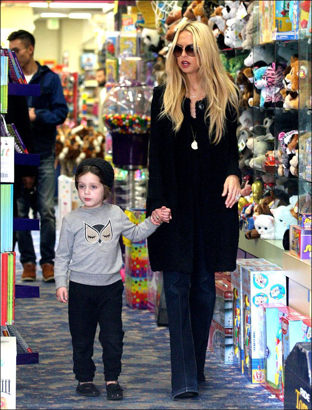 Rachel Zoe and her son Skyler Morrison Berman Rachel Zoe and