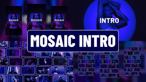 Mosaic Intro - VideoHive 58854721
